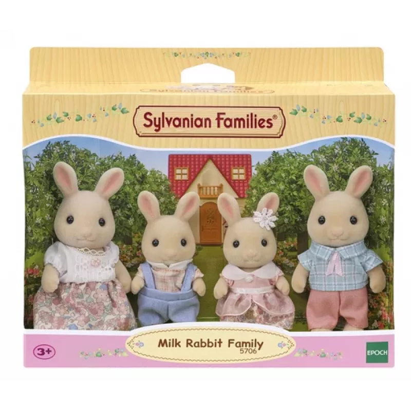 EPOCH Sylvanian Families Milk Rabbit Family figuurikomplekt