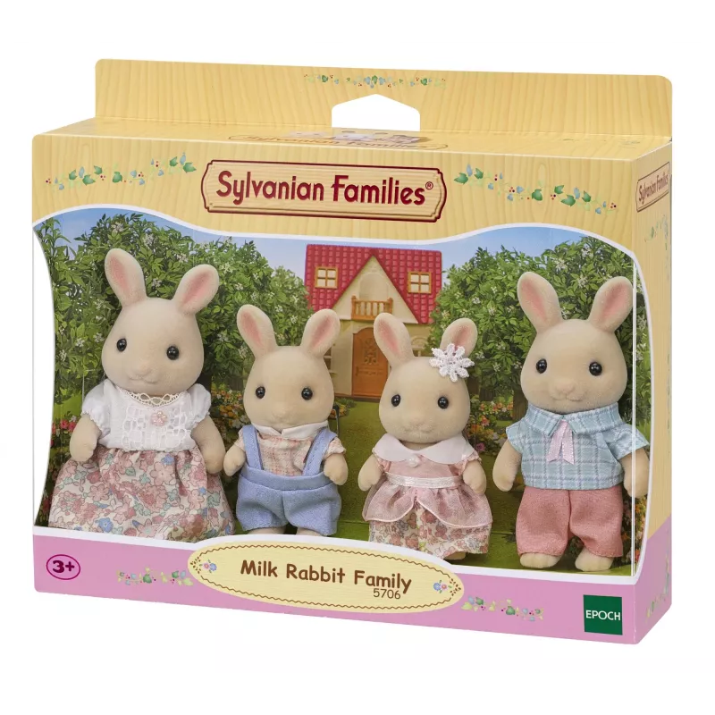 EPOCH Sylvanian Families Milk Rabbit Family figuurikomplekt