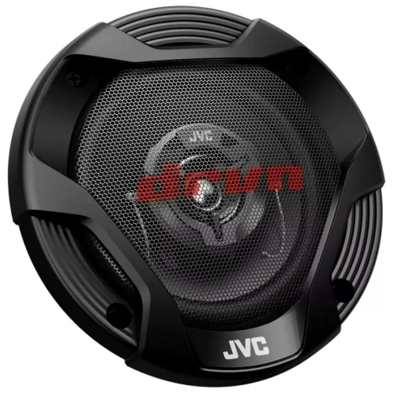JVC CS-DR422 4-tollised 2-suunalised koaksiaalsed autokõlarid süsinikmiika koonuste ja hübriidümbrisega (paar)