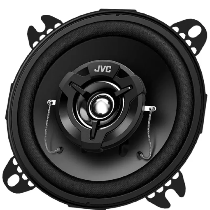 JVC CS-DR422 4-tollised 2-suunalised koaksiaalsed autokõlarid süsinikmiika koonuste ja hübriidümbrisega (paar)