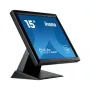 Iiyama ProLite T1531SAW-B5 15-tolline XGA puute-LED-kuvar, 4:3, DVI-D/VGA, USB, kõlarid, IP54 esipaneel, VESA, must