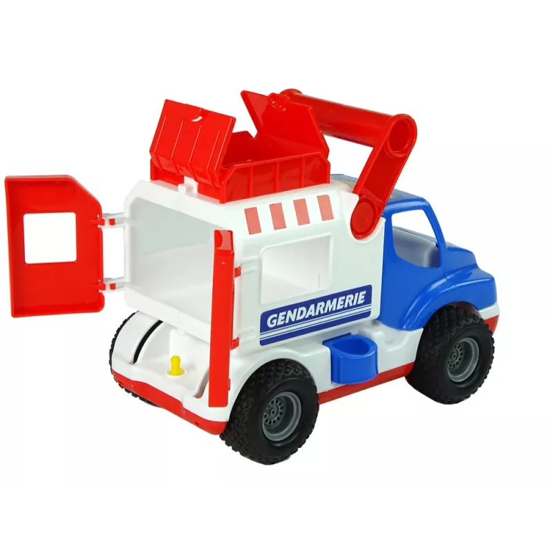 WADER POLESIE Gendarmerie ConsTruck 9924 Mänguauto