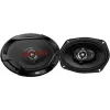 JVC CS-DR6932 6x9 tolli 3-suunalised koaksiaalsed autokõlarid, 500W tippvõimsus, 70W RMS, süsinikmika bassikõlar, PEI kõrgsageduskõlarid, 4 oomi