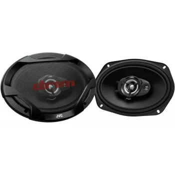 JVC CS-DR6932 6x9 tolli 3-suunalised koaksiaalsed autokõlarid, 500W tippvõimsus, 70W RMS, süsinikmika bassikõlar, PEI kõrgsageduskõlarid, 4 oomi