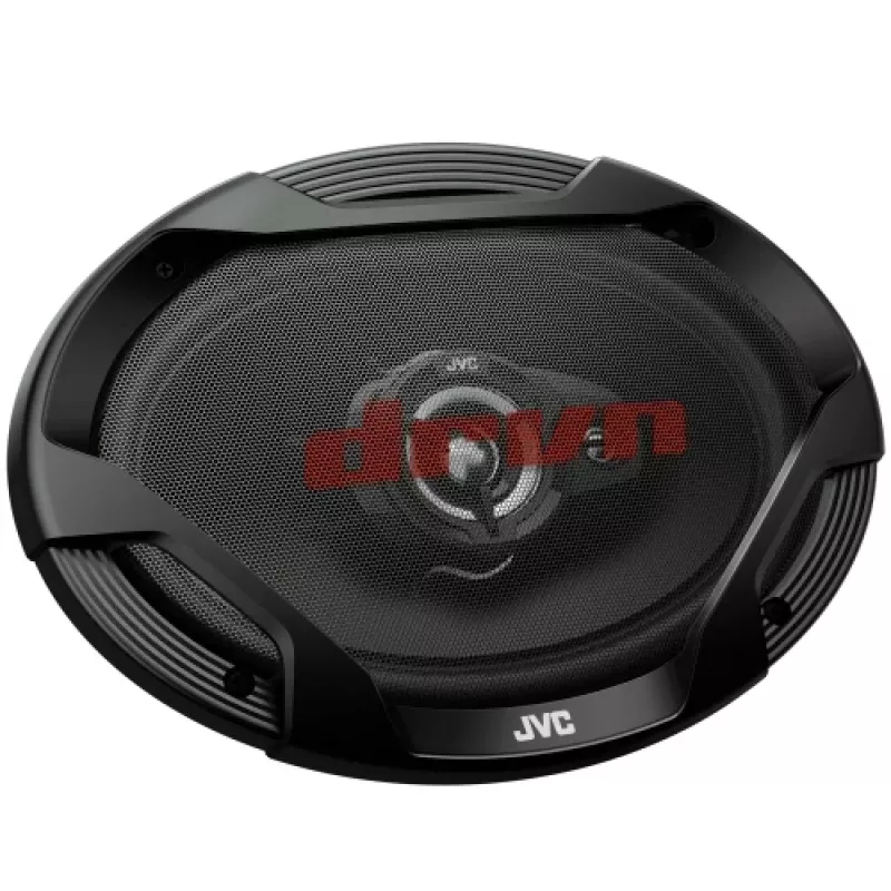 JVC CS-DR6932 6x9 tolli 3-suunalised koaksiaalsed autokõlarid, 500W tippvõimsus, 70W RMS, süsinikmika bassikõlar, PEI kõrgsageduskõlarid, 4 oomi