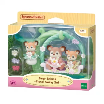 Sylvanian Families Fawn Babies Flower Swing mängukomplekt