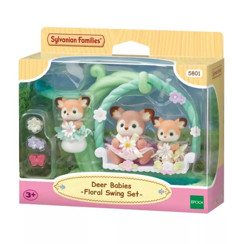 Sylvanian Families Fawn Babies Flower Swing mängukomplekt