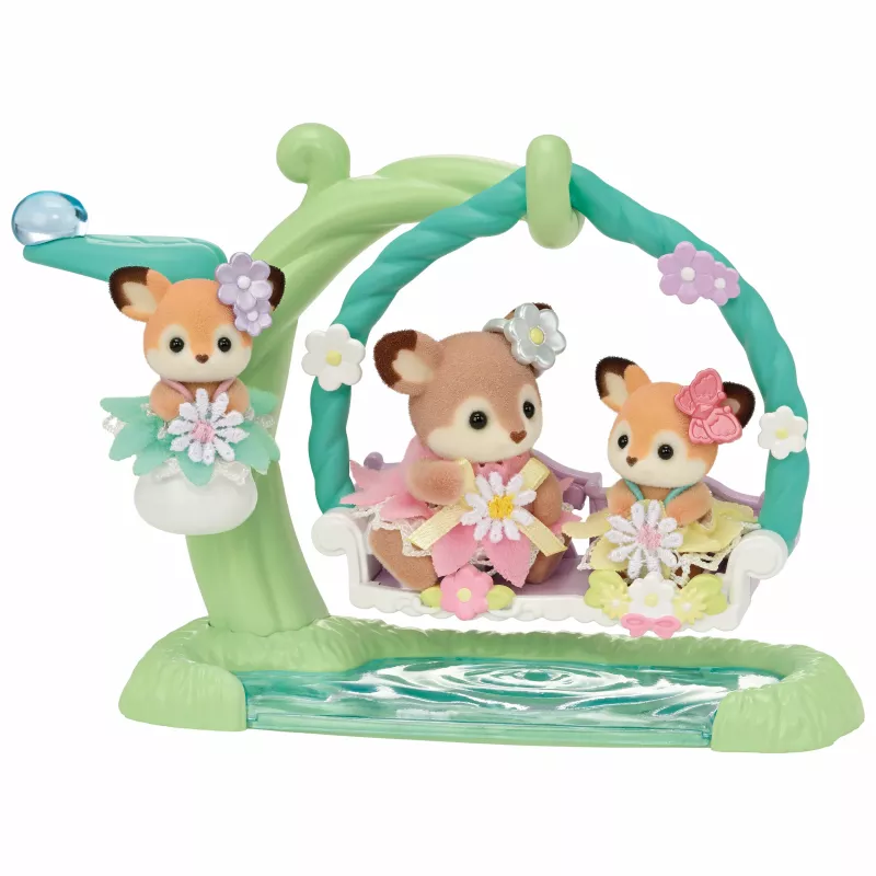 Sylvanian Families Fawn Babies Flower Swing mängukomplekt