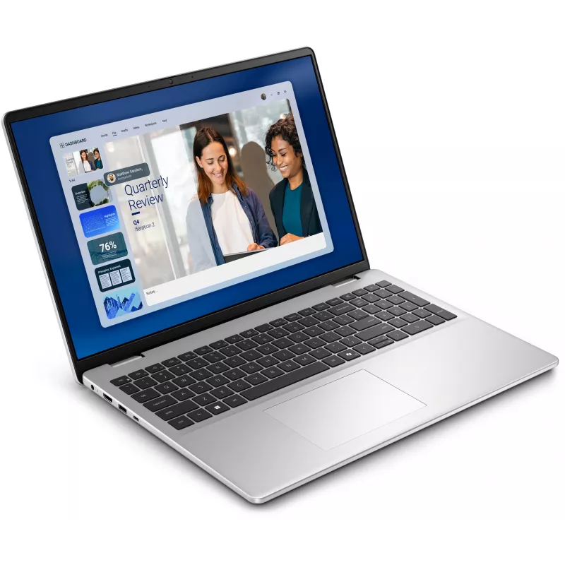 Dell 16 DC16256 Sülearvuti 16 tolli FHD+ AMD Ryzen 7 350 32GB RAM 1TB SSD AMD Radeon Graphics Windows 11 Pro Plaatina Hõbe