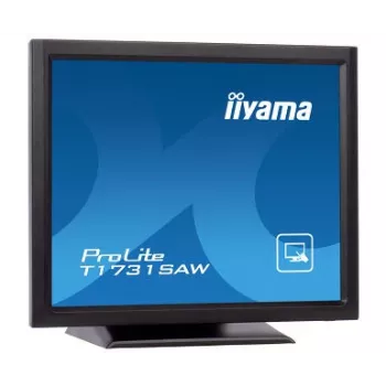 Iiyama ProLite T1731SAW-B5 17-tolline LED-puuteekraaniga monitor - SXGA 1280x1024, TN, SAW, DVI/VGA, USB, kõlarid, must