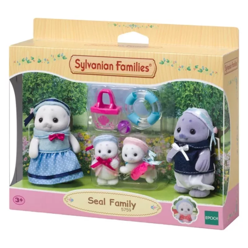 Sylvanian Families Hülgeperekonna figuurikomplekt - Glenn, Amanda ja beebi Nicola koos tarvikutega