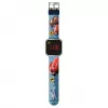 PULIO laste digitaalkell LED-ekraaniga - Disney Pixar Cars teemaga, punane/must