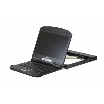 ATEN CL3800NW 18,5-tolline kahe siiniga USB HDMI-DVI LCD KVM-konsool