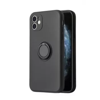 iLike Apple iPhone 13 Pro Max silikoonist rõngaskorpus must