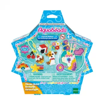 EPOCH Aquabeads Charm & Pendant komplekt - üle 600 helme, 10+ kujundust, veega aktiveeritav meisterdamiskomplekt vanusele 4+