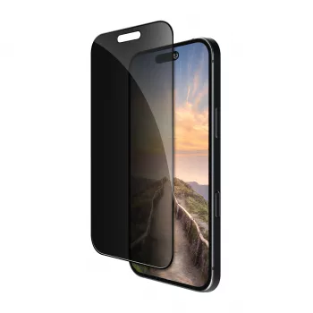 dbramante1928 Privaatsusekaitse ekraanikaitse Apple iPhone 17 Pro Max jaoks - karastatud klaas, 9H kõvadus, must raam