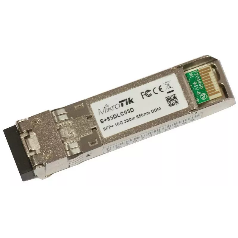 MikroTik S+85DLC03D 10G SFP+ 850nm Multimoodne LC Transiiver, 300m