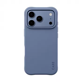 CARE by PanzerGlass Samba Case iPhone 17 Pro / 18 Pro jaoks – sinistes toonides, MagSafe, taaskasutatud TPU, antimikroobne, 3,6 m kukkumiskaitse