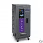 Qoltec kolmefaasiline pingestabilisaator AVR MULTIPROTECTION 10kVA ±3% servomootor 3F LCD Expert Line