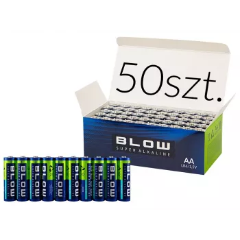 AA LR6 Super Leelispatarei 50-pakk hulgikarp – 1,5V pika kasutuseaga