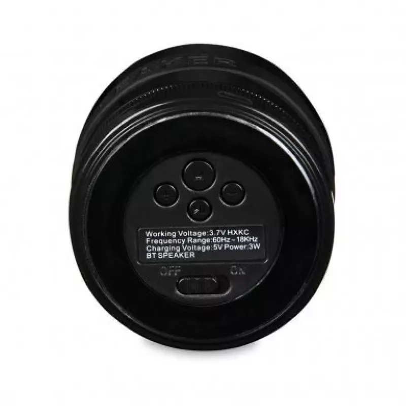 IBOX Speaker STRIDER Bluetooth kaasaskantav juhtmevaba kõlar FM-raadio, käed-vabad kõnedega, 5W RMS, 3,5mm AUX, USB, MicroSD, must