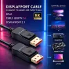 QOLTEC DisplayPort-kaabel M/M v2.1 40G 2m