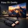 QOLTEC DisplayPort-kaabel M/M v2.1 40G 2m