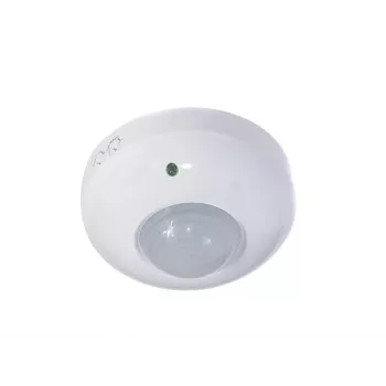 MACLEAN MCE19 lae- ja seinale kinnitatav PIR-liikumisandur – 360° tuvastus, 1200W hõõglamp / 300W LED-koormus, reguleeritav aeg ja luks, valge