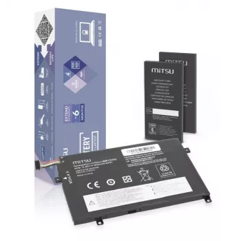 MITSU aku 01AV411 Lenovo ThinkPad E470 E475 jaoks, 3650 mAh (40 Wh) 10.95V