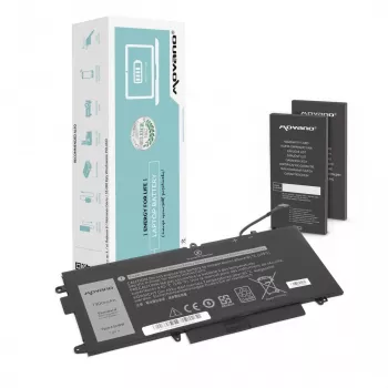 MOVANO aku K5XWW Dell Latitude 5289 7390 2-in-1 jaoks - 7300 mAh (55 Wh)