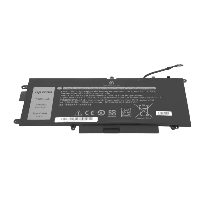MOVANO aku K5XWW Dell Latitude 5289 7390 2-in-1 jaoks - 7300 mAh (55 Wh)