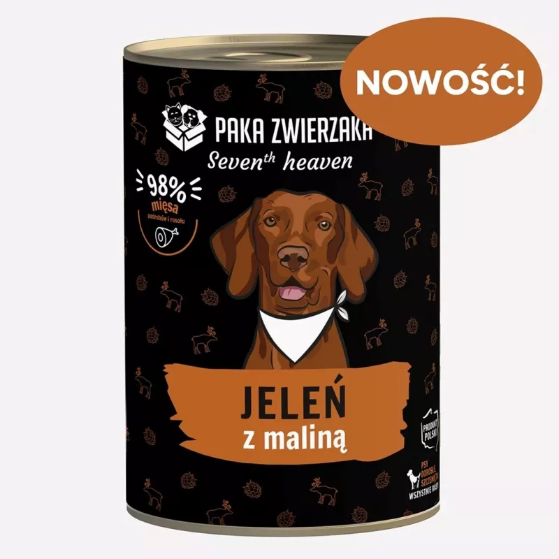 Paka Zwierzaka Seventh Heaven hirve ja vaarikaga 400g märg koeratoit