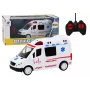 LEAN TOYS 1:16 RC Kiirabiauto heli- ja valgusefektidega - Valge
