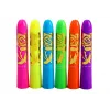 LEAN TOYS näomaalingu komplekt neon fluorestseeruvad pliiatsid 6 tk
