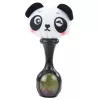 LEAN TOYS Luttide komplekt pehmete pallidega, ahvi ja panda mustritega, 2 tk