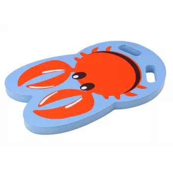 LEAN TOYS Crab Blue Foam Ujumislaud Lastele - EVA Kickboard, Ujuvusvahend, EN71
