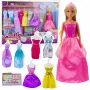 LEAN TOYS Anlily Collection moekomplekt kleitide ja aksessuaaridega, 17 tk