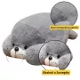 LEAN TOYS Plüššmänguasi Mascot Suur Hall Hüljes 29cm