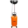 NEO TOOLS 10-810 Mobiilne õliäravool, gravitatsiooniline, 70 L paak, pneumaatiline tühjendus, 420 mm äravoolupann, reguleeritava kõrgusega 1000-1600 mm