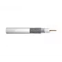 DIGITUS RG-6 koaksiaalkaabel, 1.05mm vask, 75 oomi, topeltvarjestusega (2x foolium + 77% punutis), Eca, PVC-kest, 305m, valge