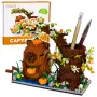 LEAN TOYS Capybara ehitusklotsid puupliiatsihoidja 1800 tk