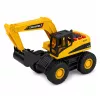 LEAN TOYS Ehituskopter liikuva kopaga, tulede ja helidega - kollane, mõõtkavas 1:32