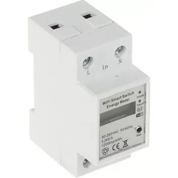 Nutikas elektriarvesti Wi-Fi Tuya ühefaasiline 80A DIN-liistu energia monitor