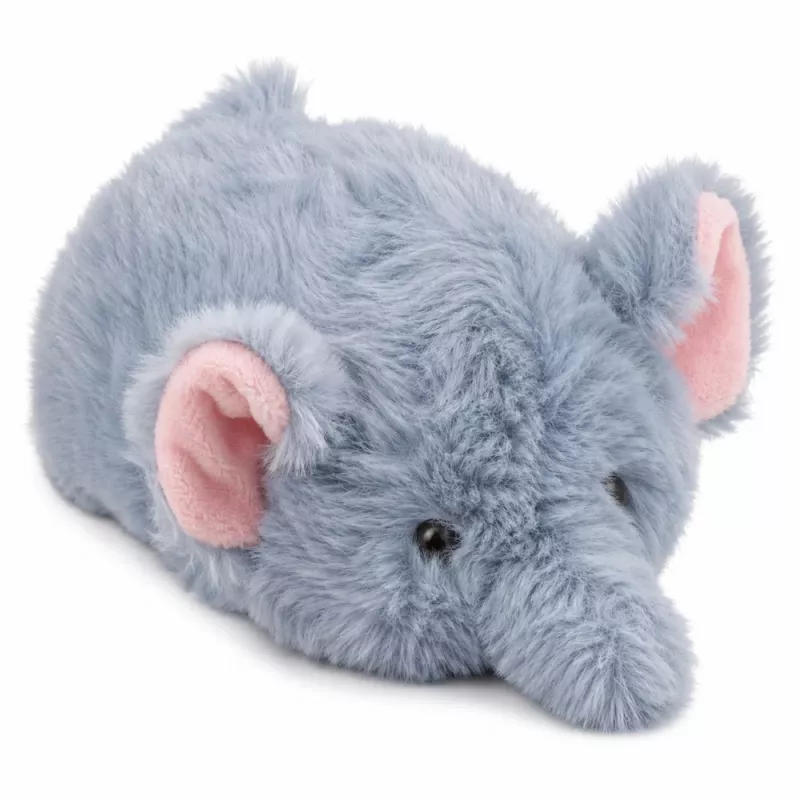 LEAN TOYS Plüššist elevant maskott kaaslane pehme väike hall 18 cm