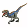 LEAN TOYS Dinosaur Hunter Set Action Figures with Movable Limbs, Mesh Weapon Accessories
