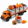 LEAN TOYS Oranž toiduveoauto 1:55 Die-Cast mudel