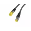 LANBERG Cat.6A S/FTP LSZH Patch-kaabel 20m must – 10GbE, Fluke testitud, 26AWG puhas vask