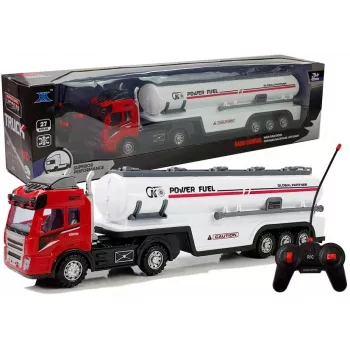 LEAN TOYS R/C Auto Tanker heli ja tuledega, mõõtkavas 1:32, 2.4GHz kaugjuhtimisega veok