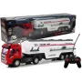 LEAN TOYS R/C Auto Tanker heli ja tuledega, mõõtkavas 1:32, 2.4GHz kaugjuhtimisega veok