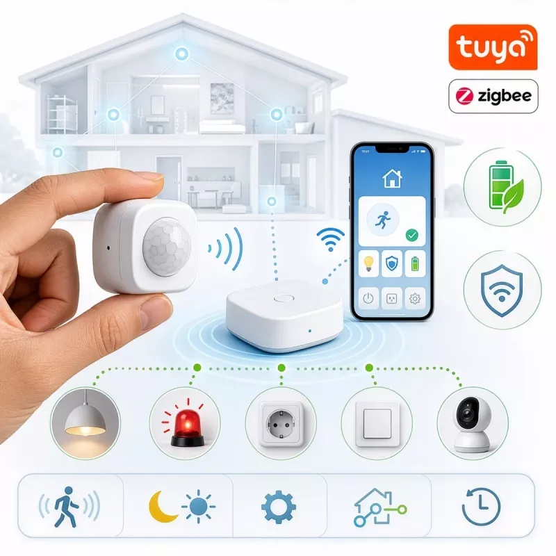 GREENBLUE Tuya Zigbee liikumisandur GB740